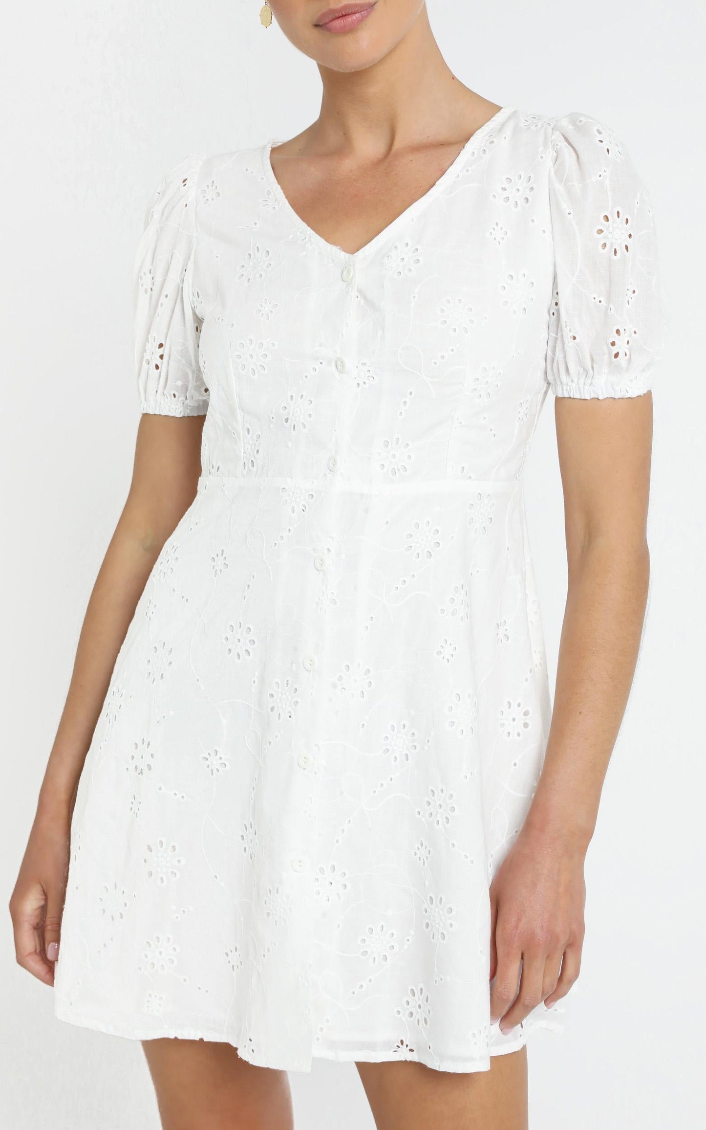 Walsh Dress in White
