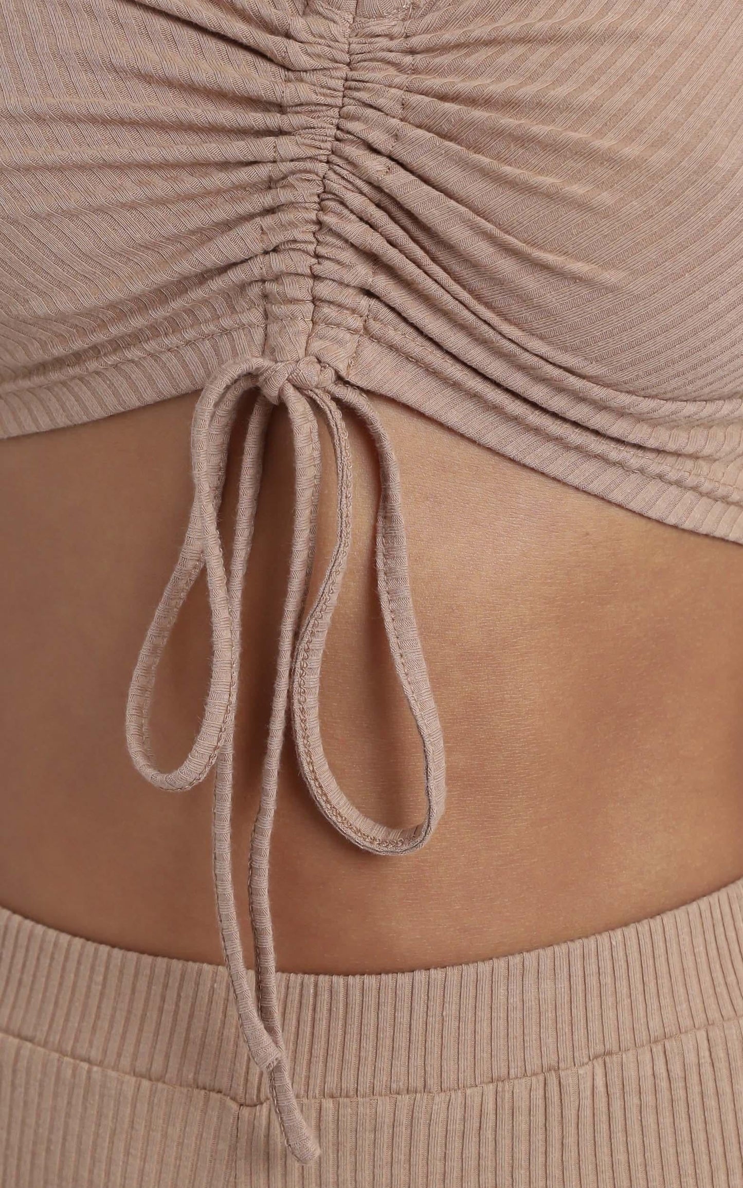 Roma Two Piece Set in Tan