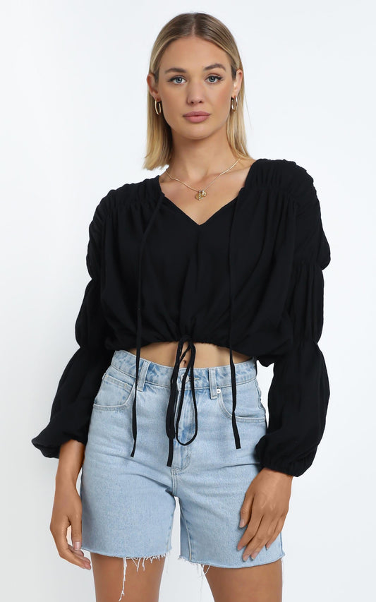 Solis Top in Black