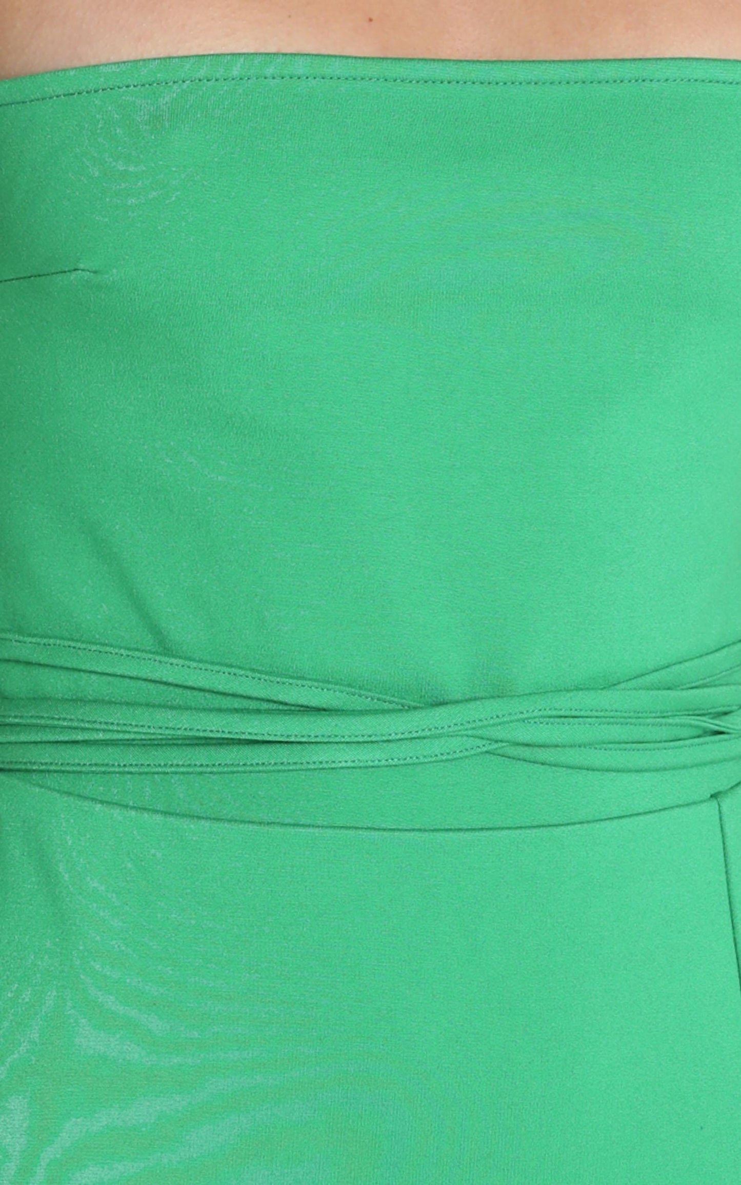 Tamara Strappy Back Mini Dress in Green