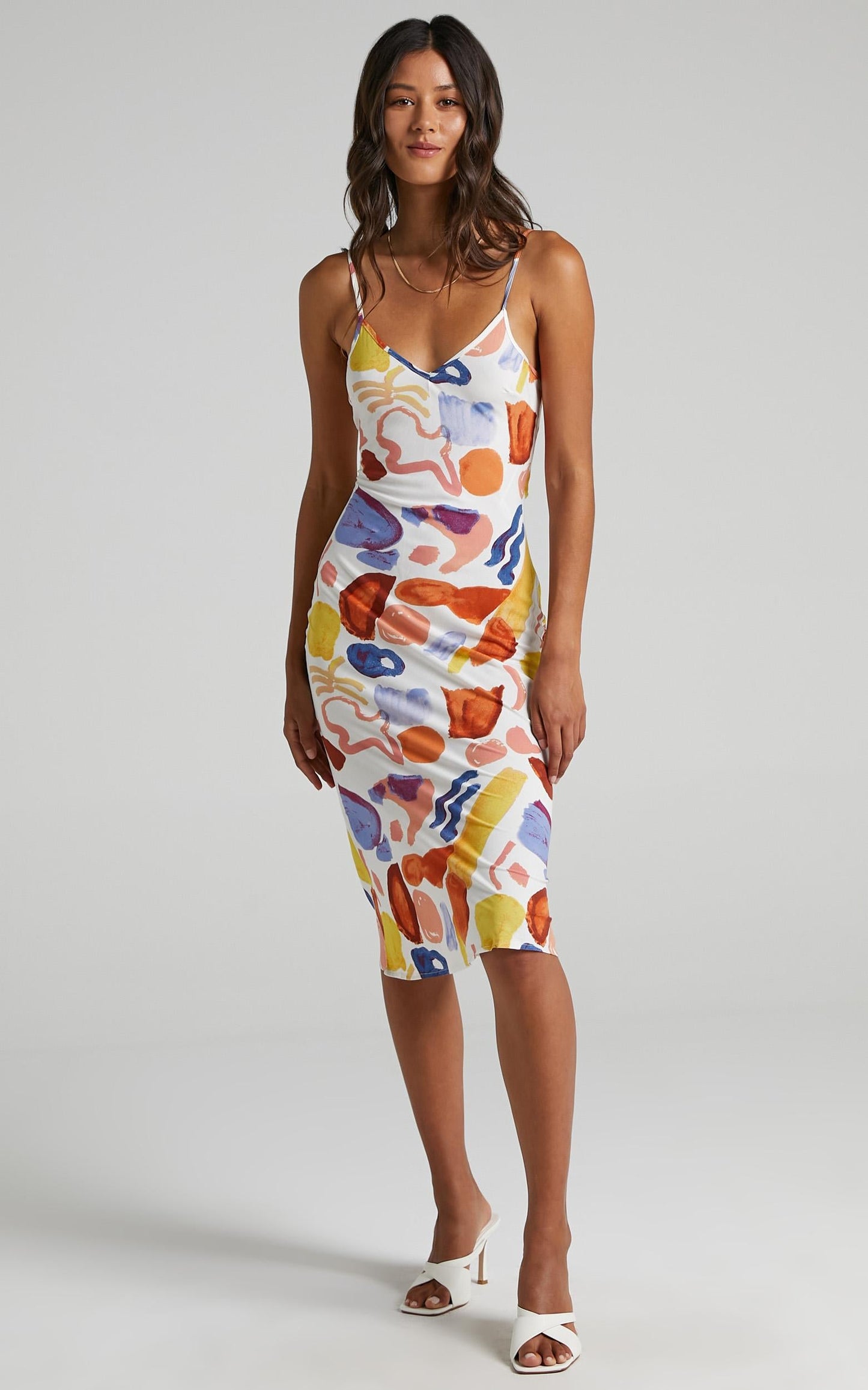 Tameka Dress in Abstract