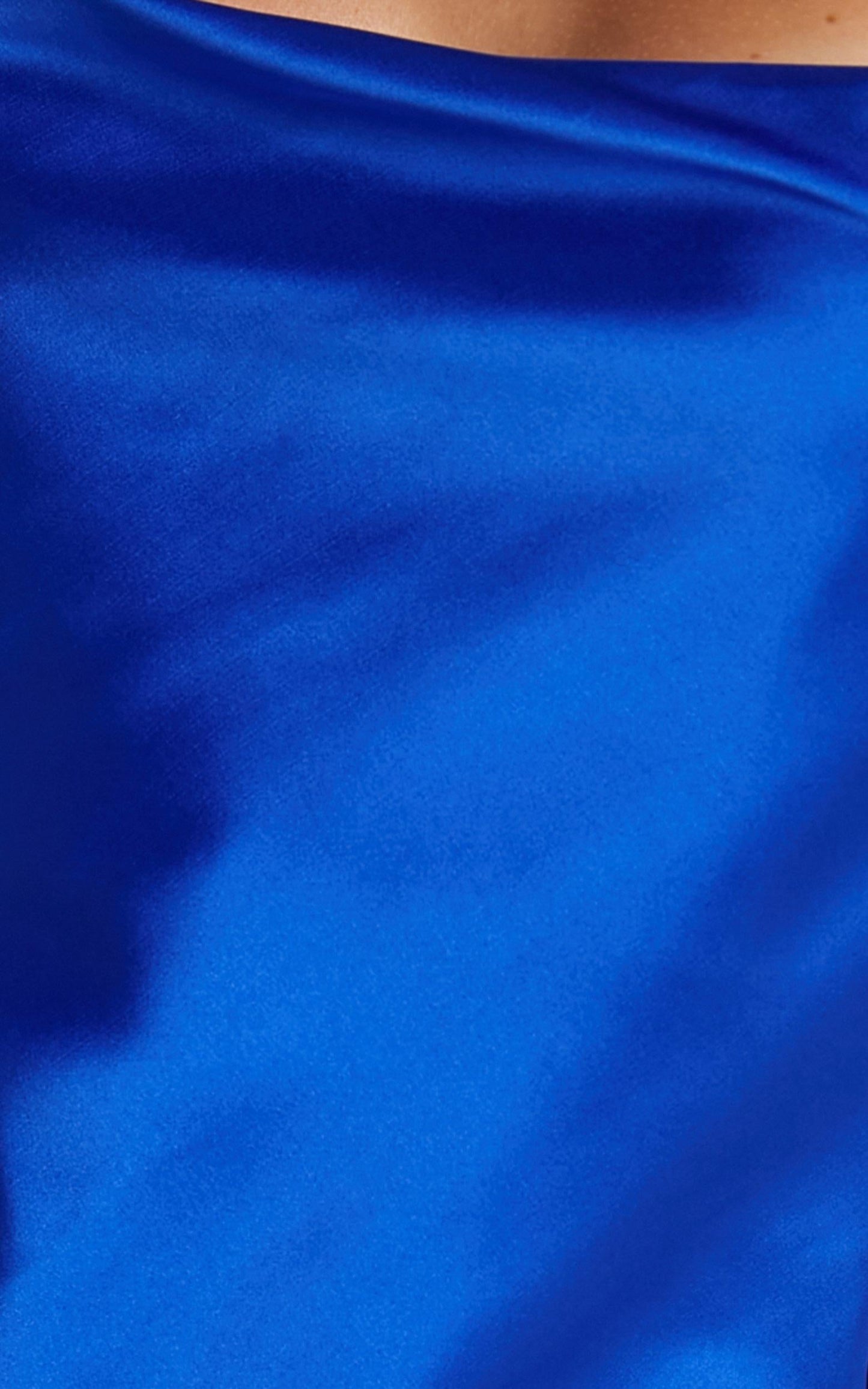 Tamisha Dress in Cobalt Satin