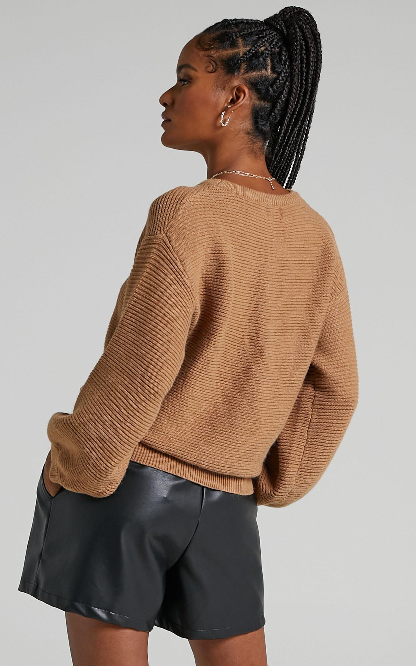 Lolah Jumper in Tan