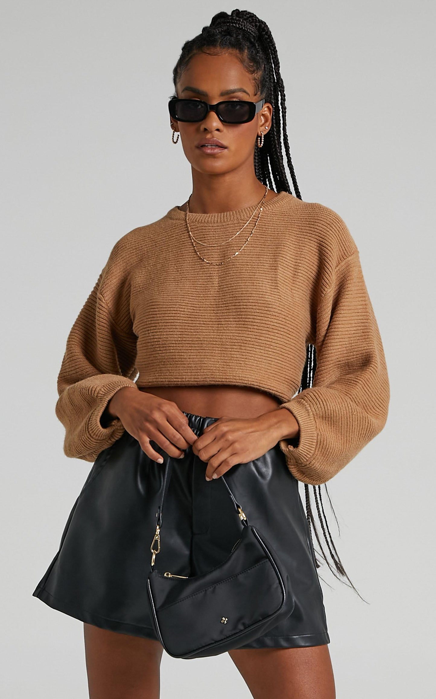 Lolah Jumper in Tan