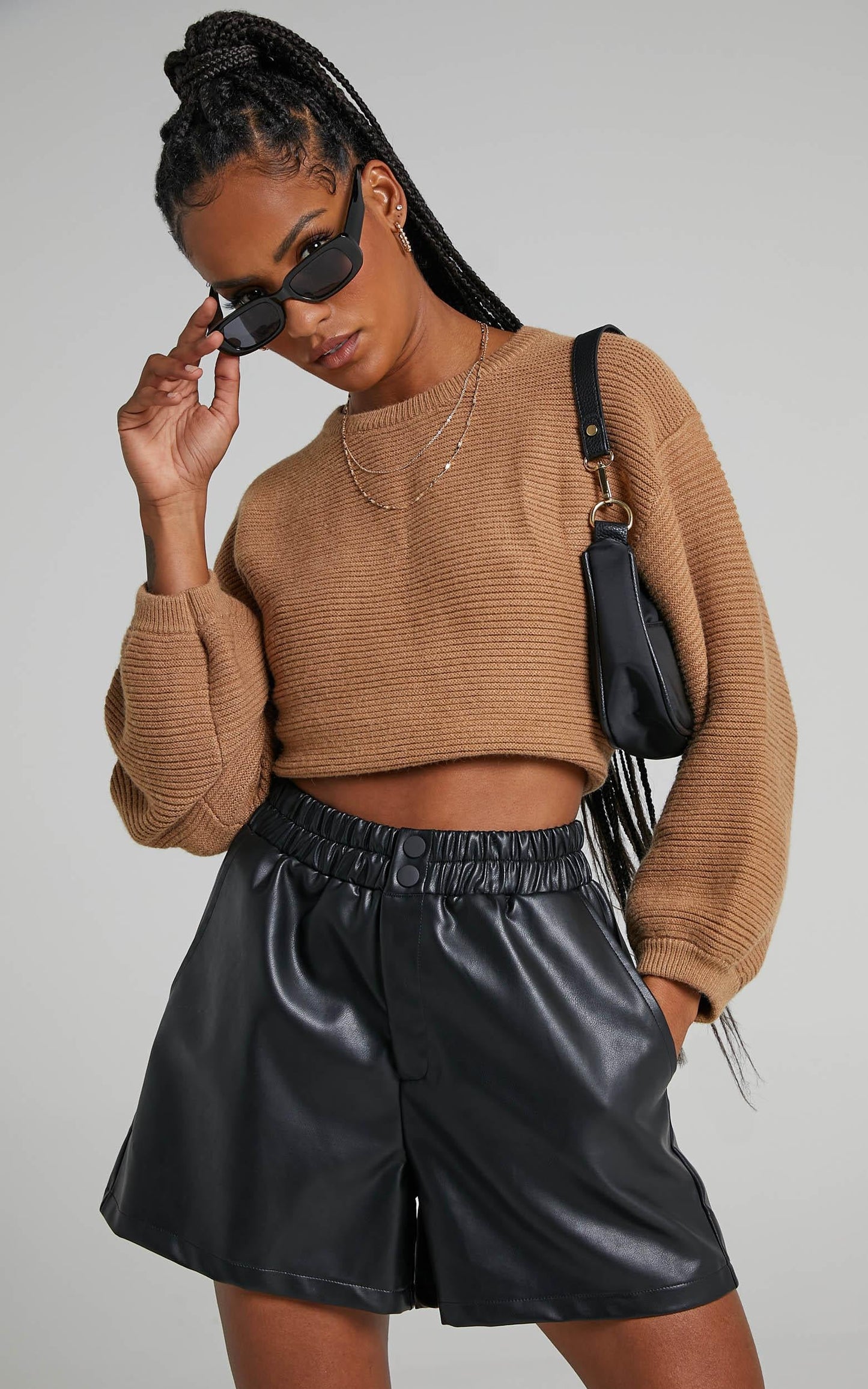 Lolah Jumper in Tan