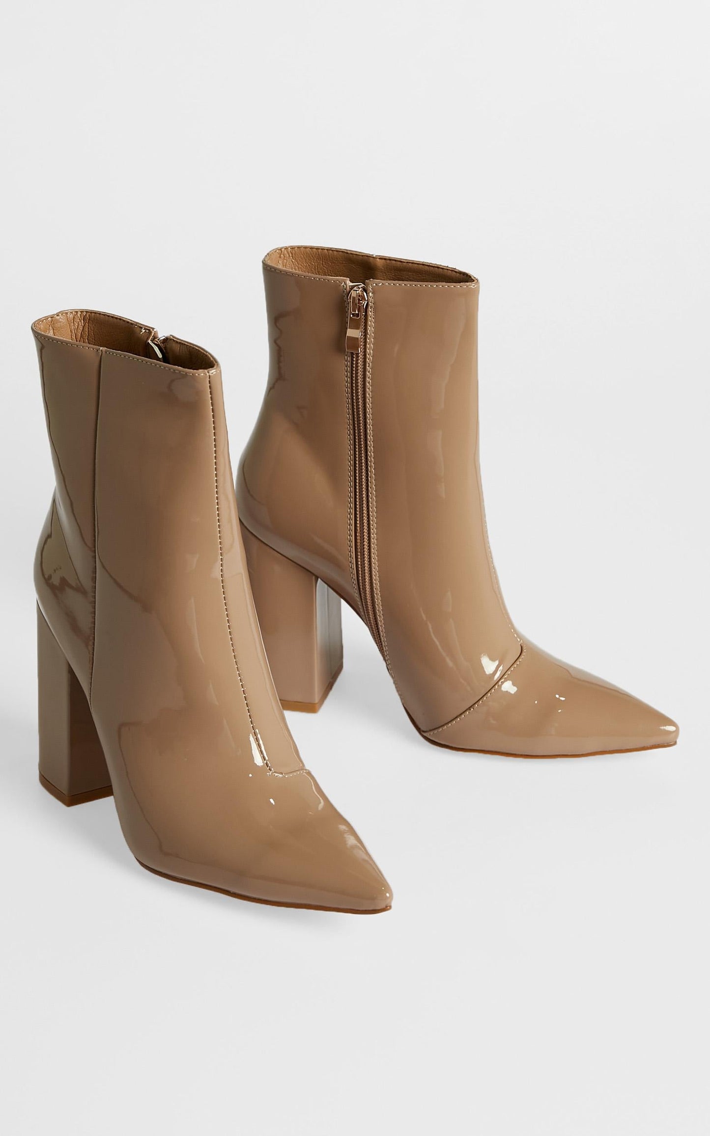 Billini - Tio Boots in Taupe Patent