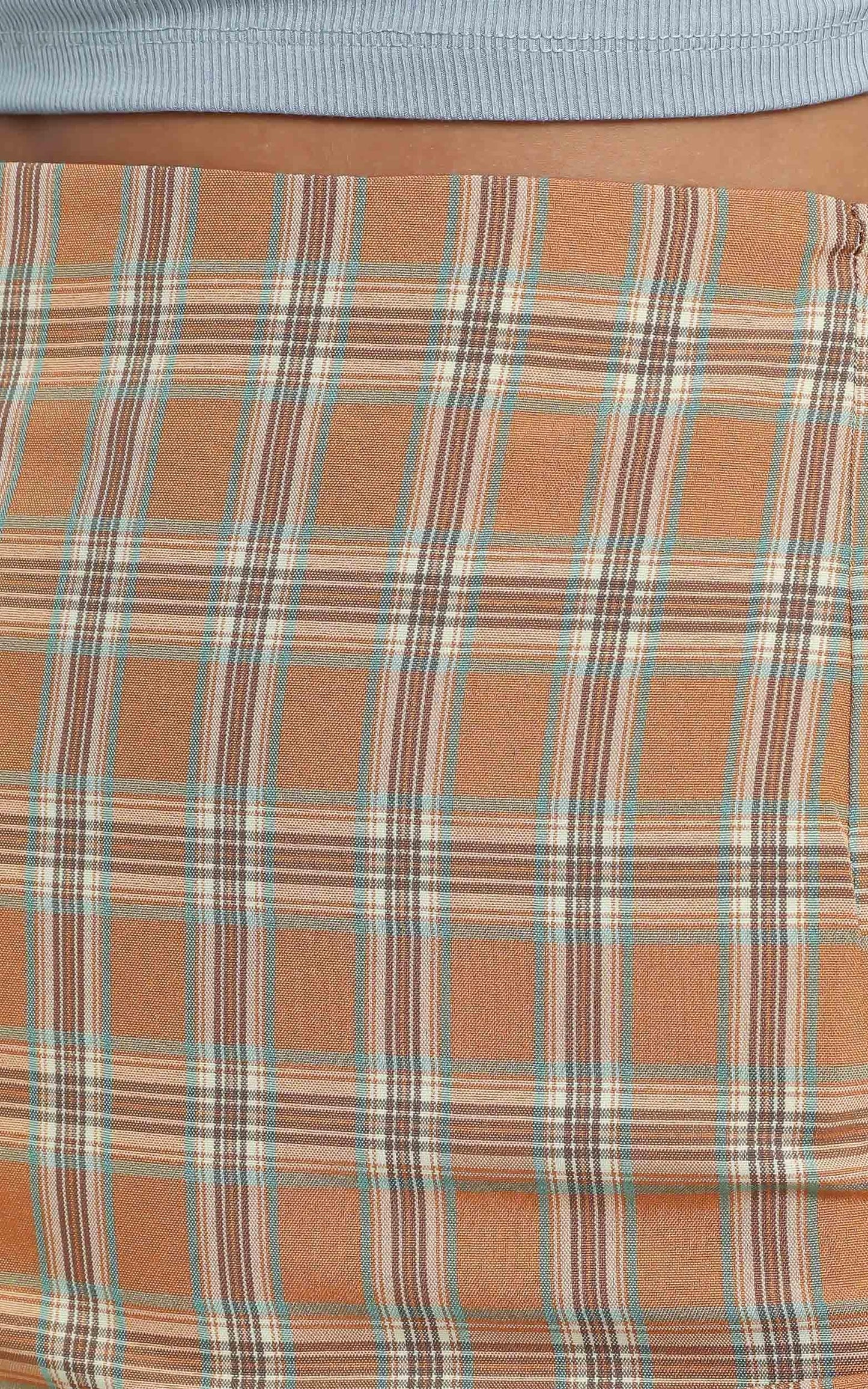 Jana Skirt in Mustard Check