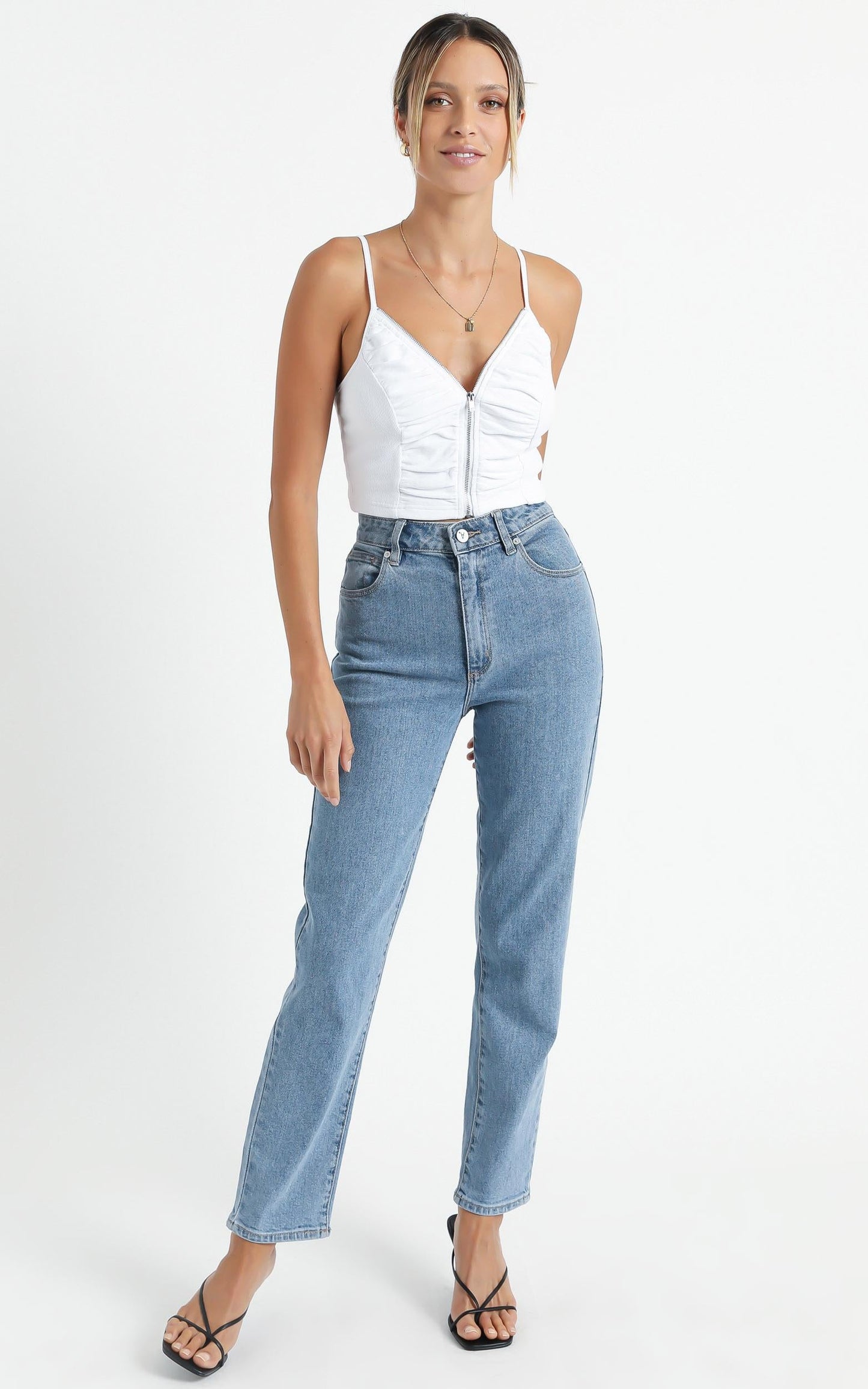 Telsa Top in White