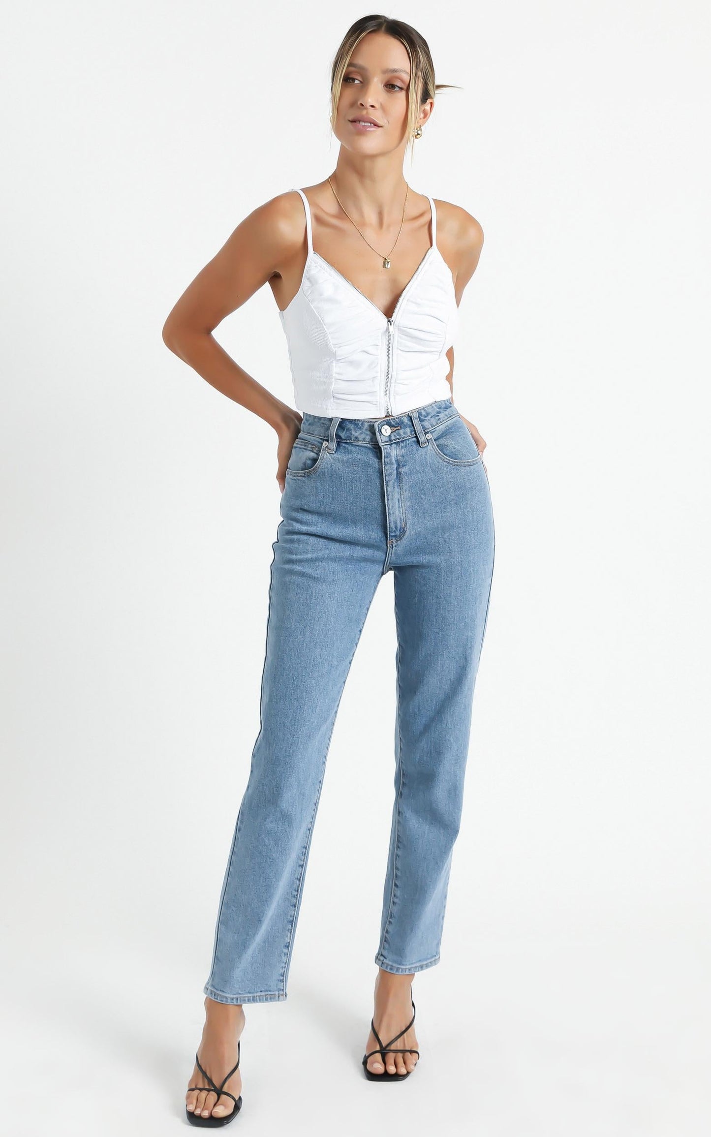 Telsa Top in White