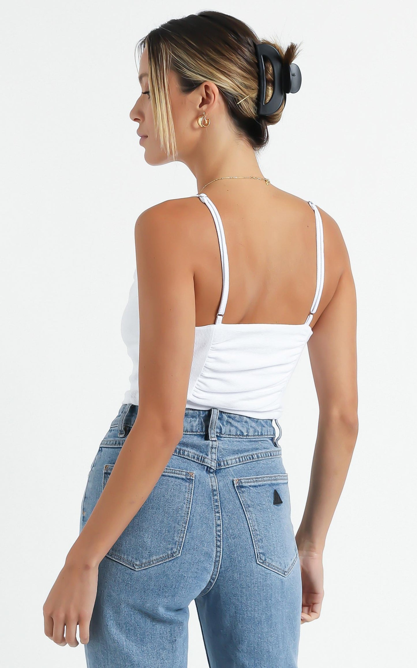 Telsa Top in White