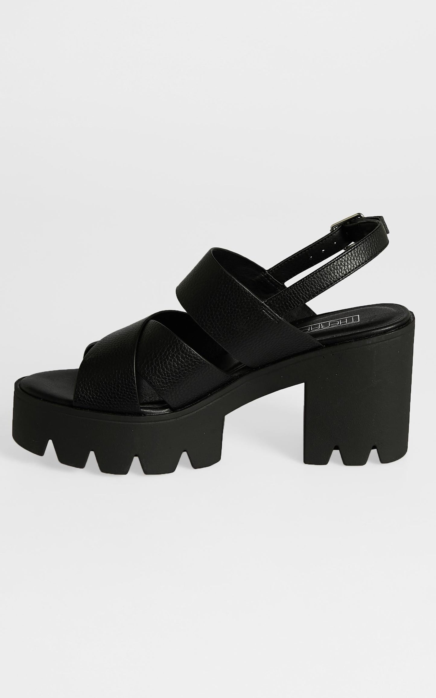 Therapy - Feathertop Heels in Black