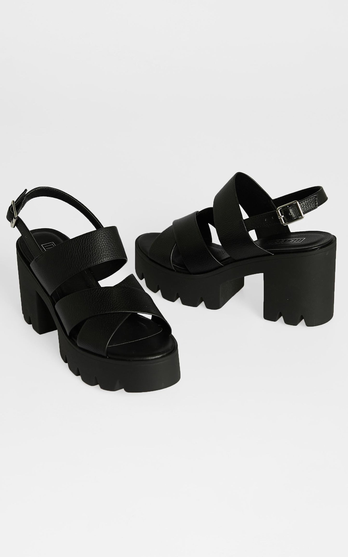 Therapy - Feathertop Heels in Black