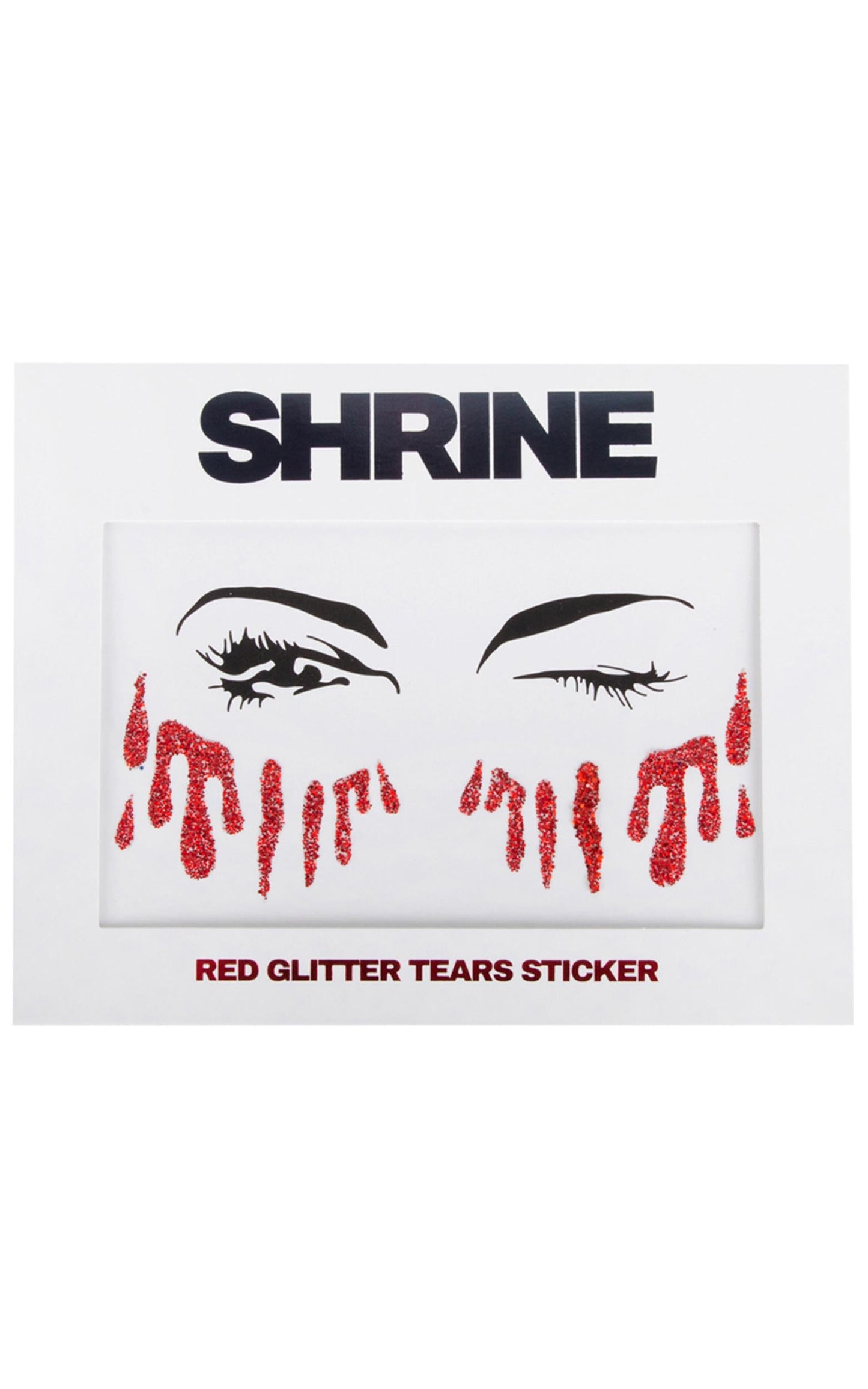 The Gypsy Shrine - Blood Glitter Tears Sticker