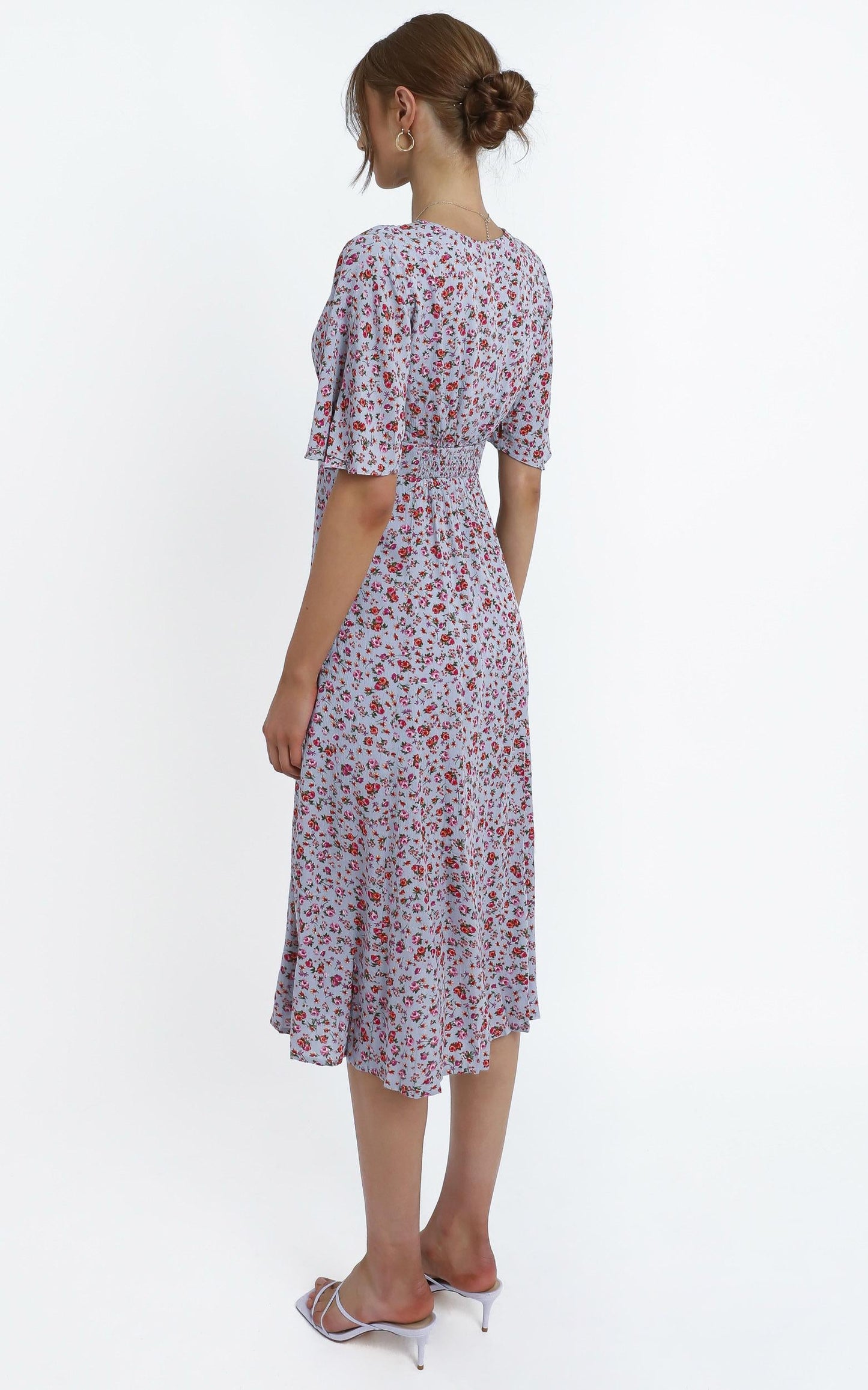 Thea Dress in Lilac Floral