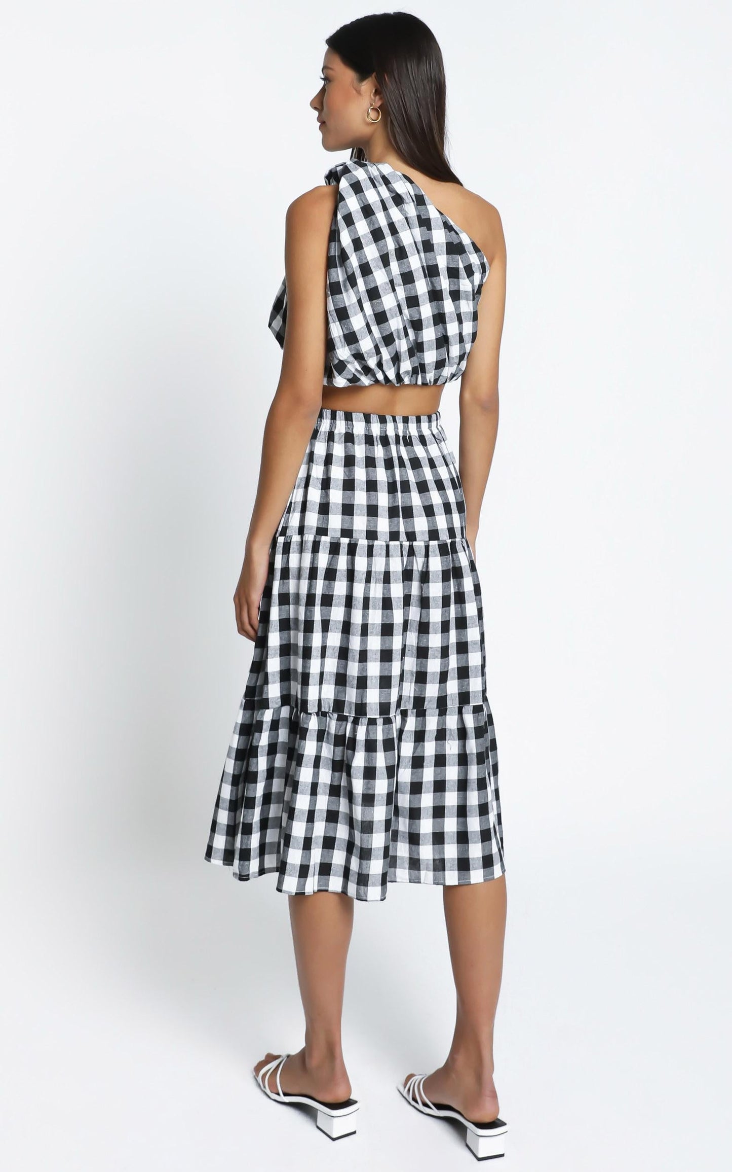 Thea Two Piece Set in Black Check