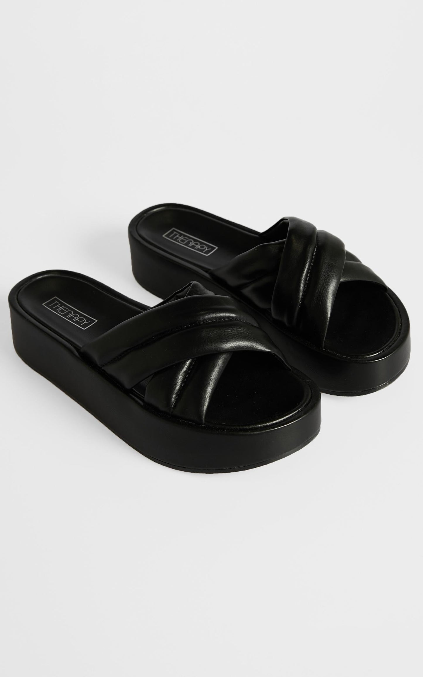 Therapy - Heir Slides in Black