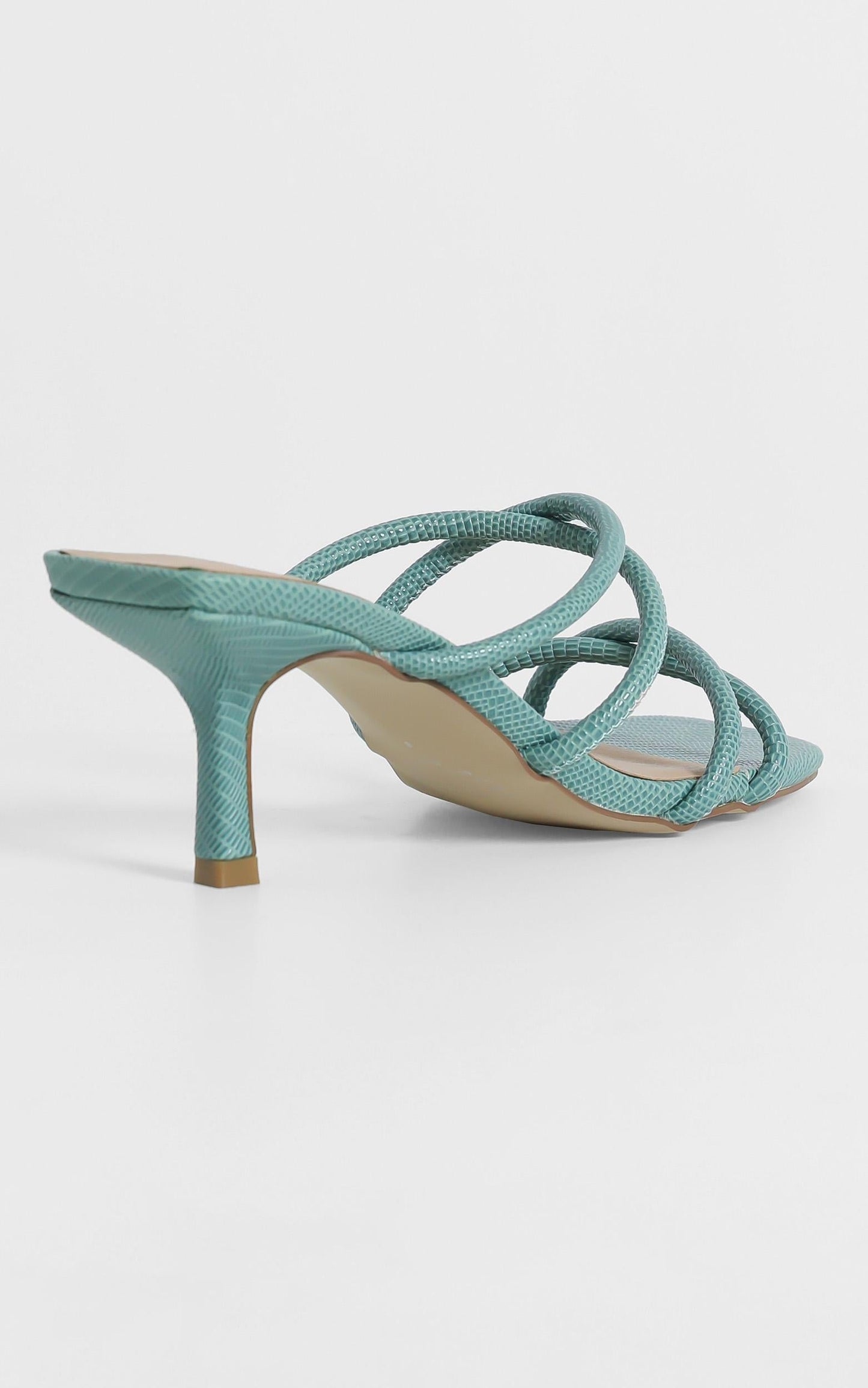 Therapy - Minaj Heels in Mint Lizard