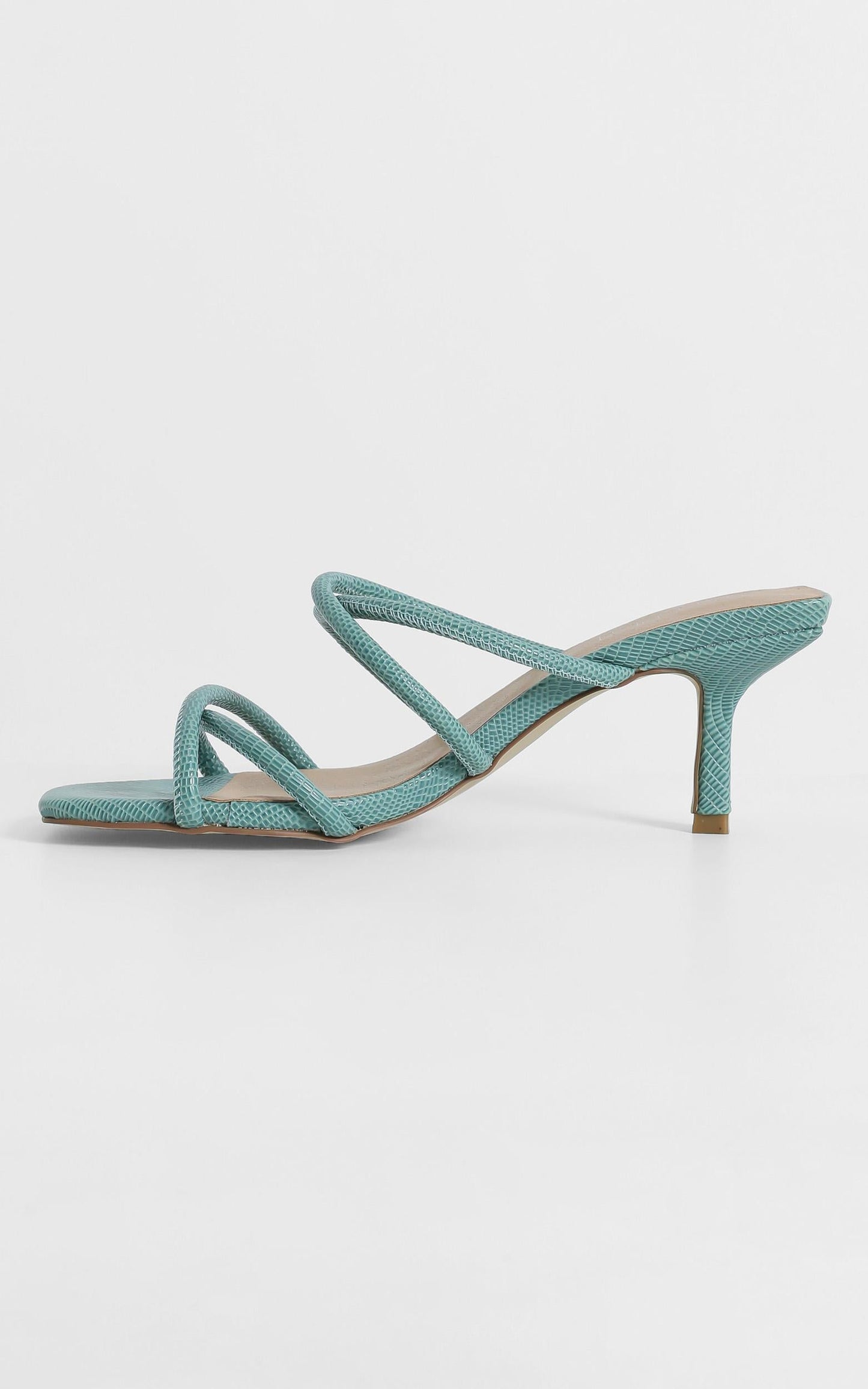 Therapy - Minaj Heels in Mint Lizard