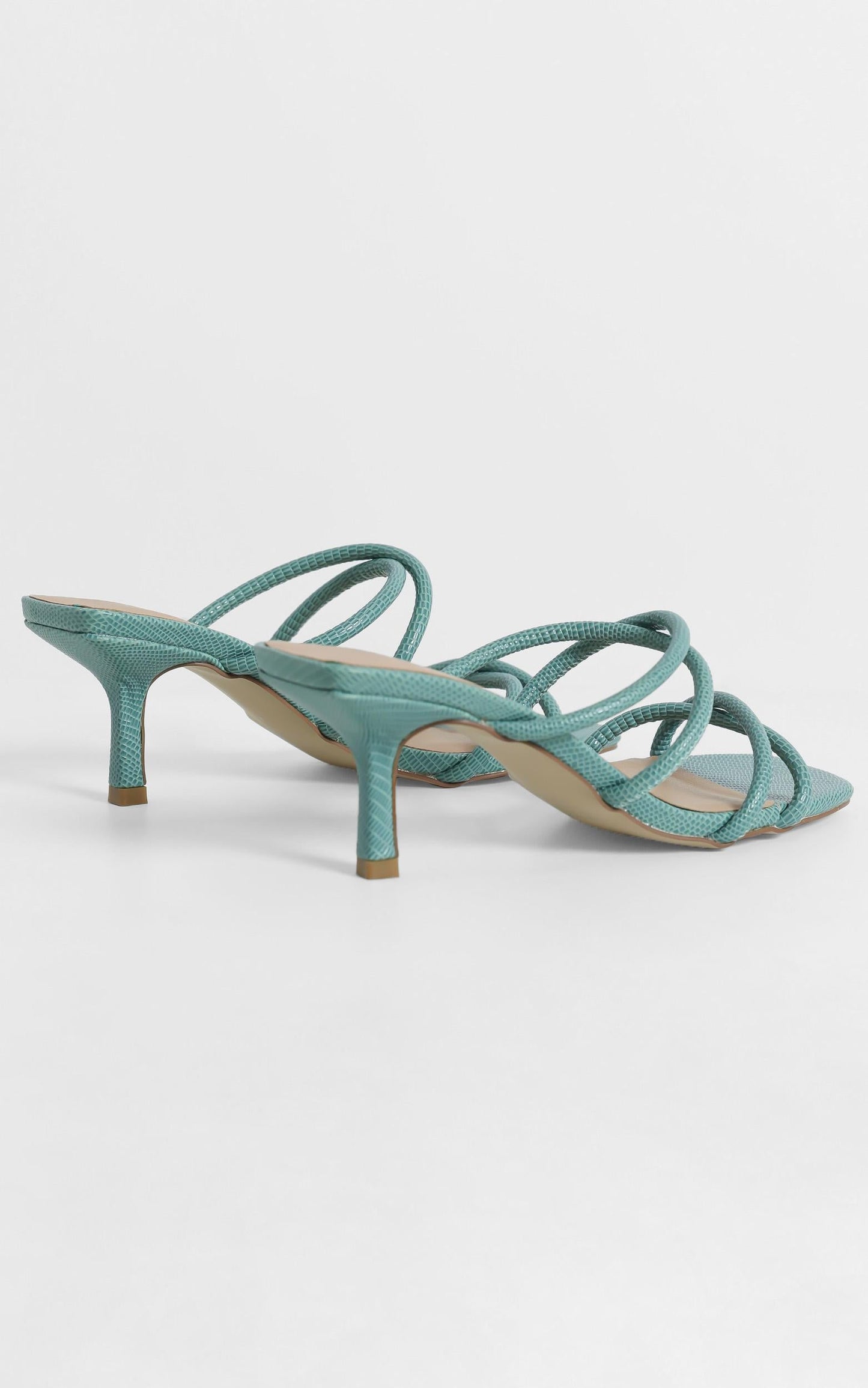 Therapy - Minaj Heels in Mint Lizard