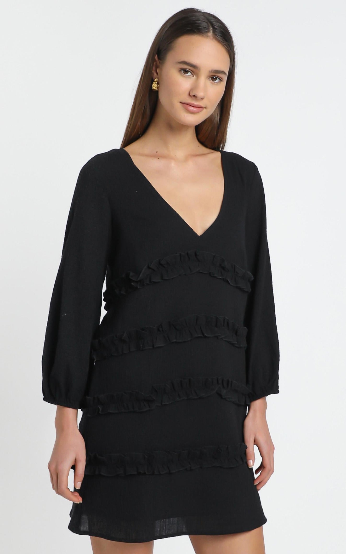 Sweetest Cheer Dress in black