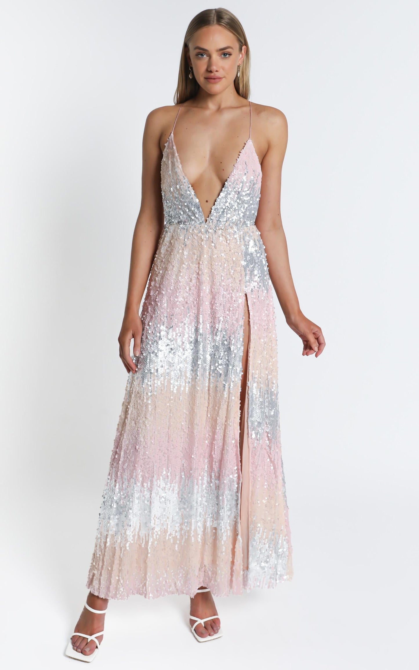 This Is For You Dress In Multi Sequin
