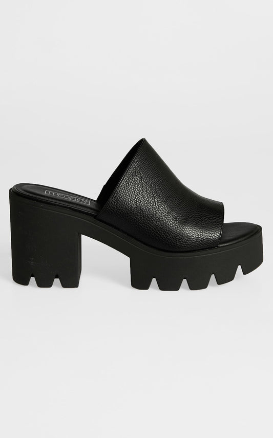 Therapy - Bluff Heels in Black