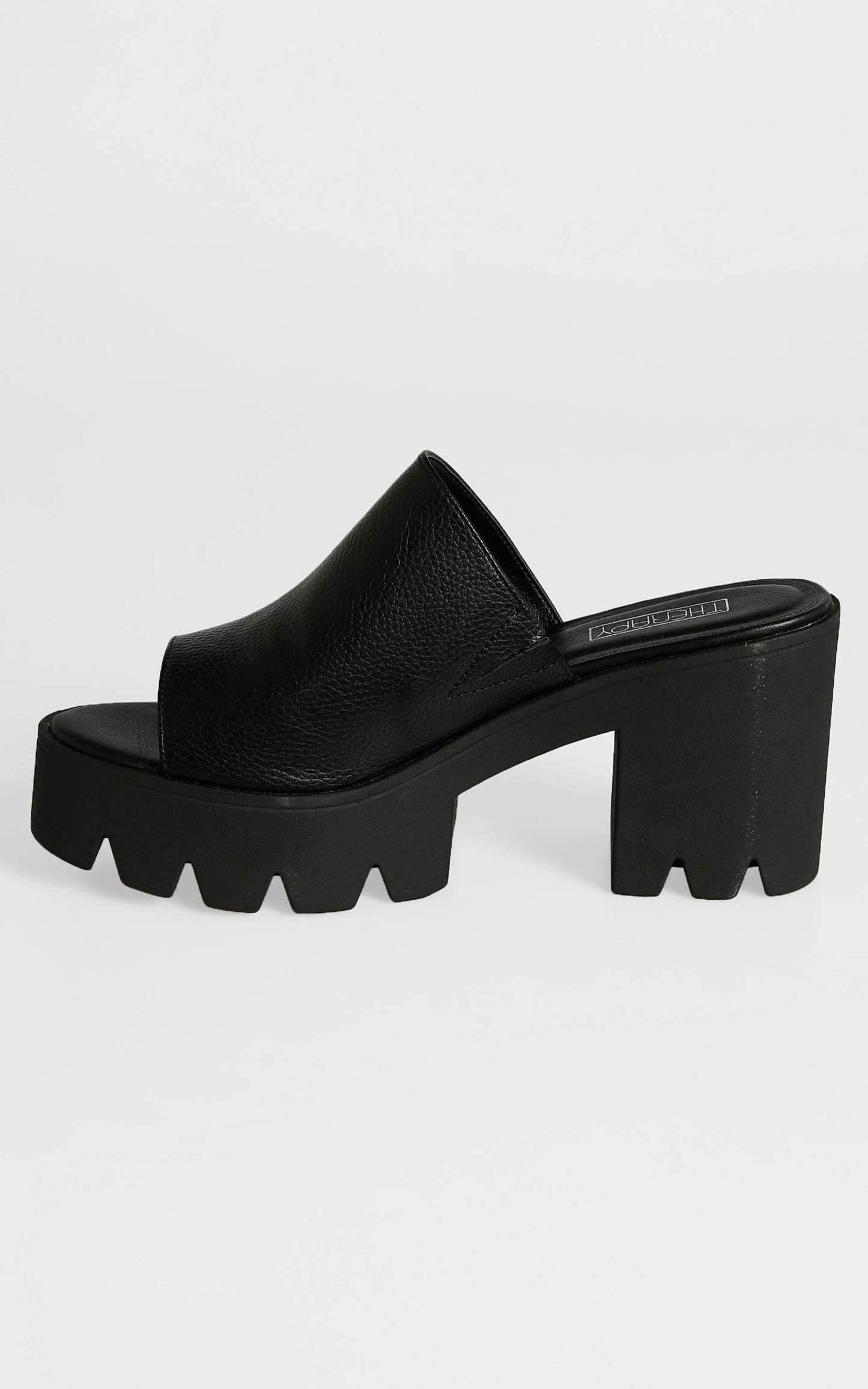 Therapy - Bluff Heels in Black