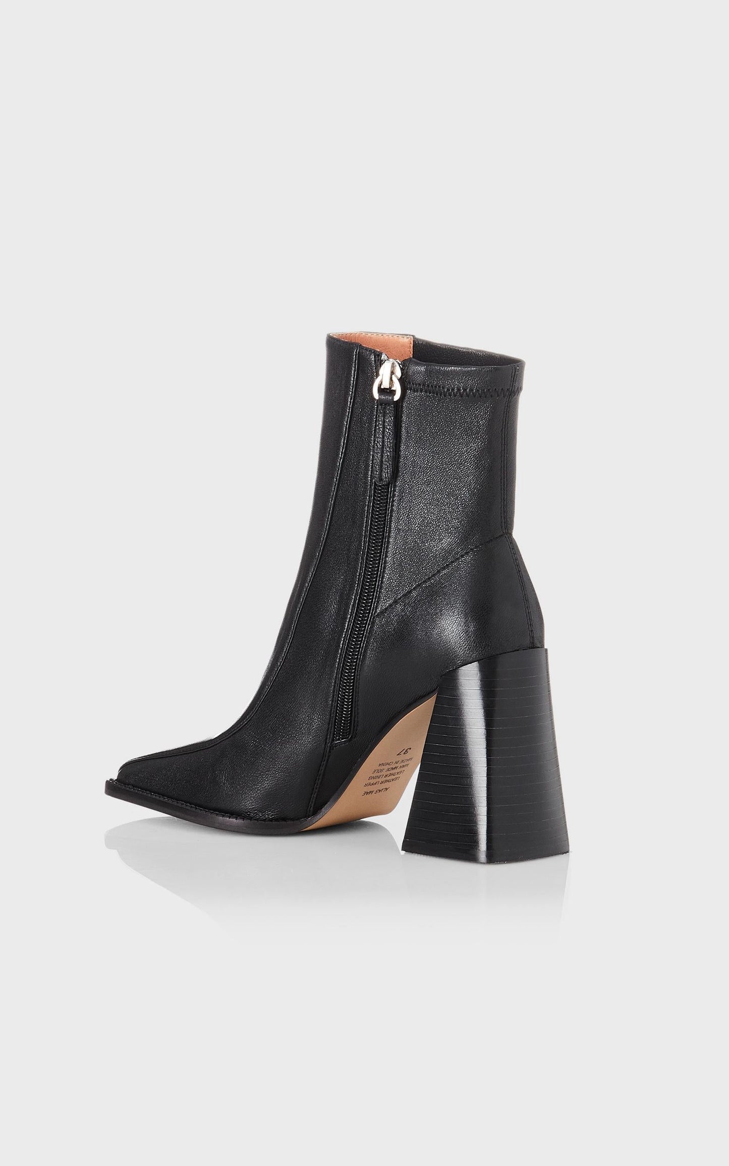 Alias Mae - Tide Boots in Black Stretch Leather