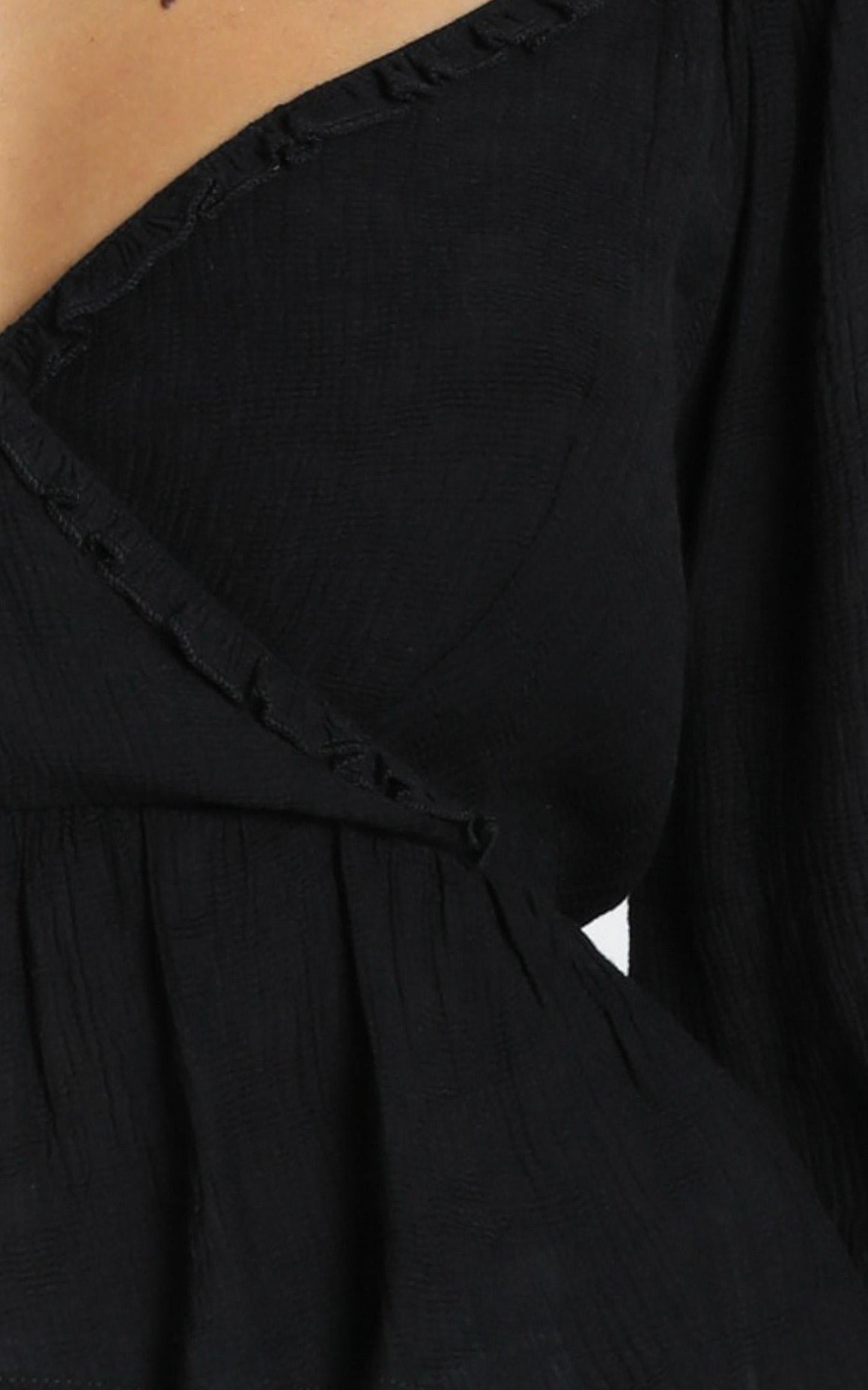Time To Think Top In Black