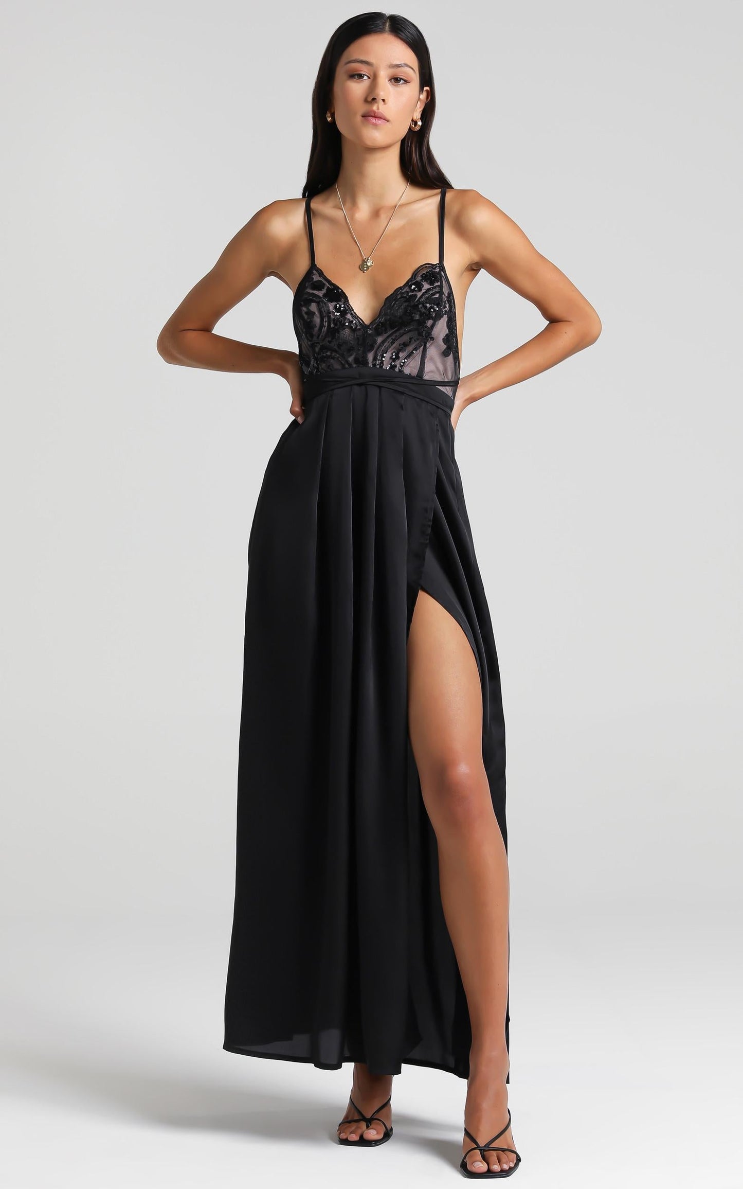 Fix You Maxi Dress in Black