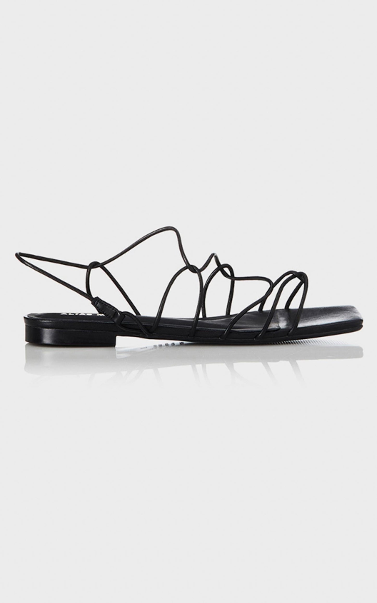 Alias Mae - Greta Sandals in Black Leather