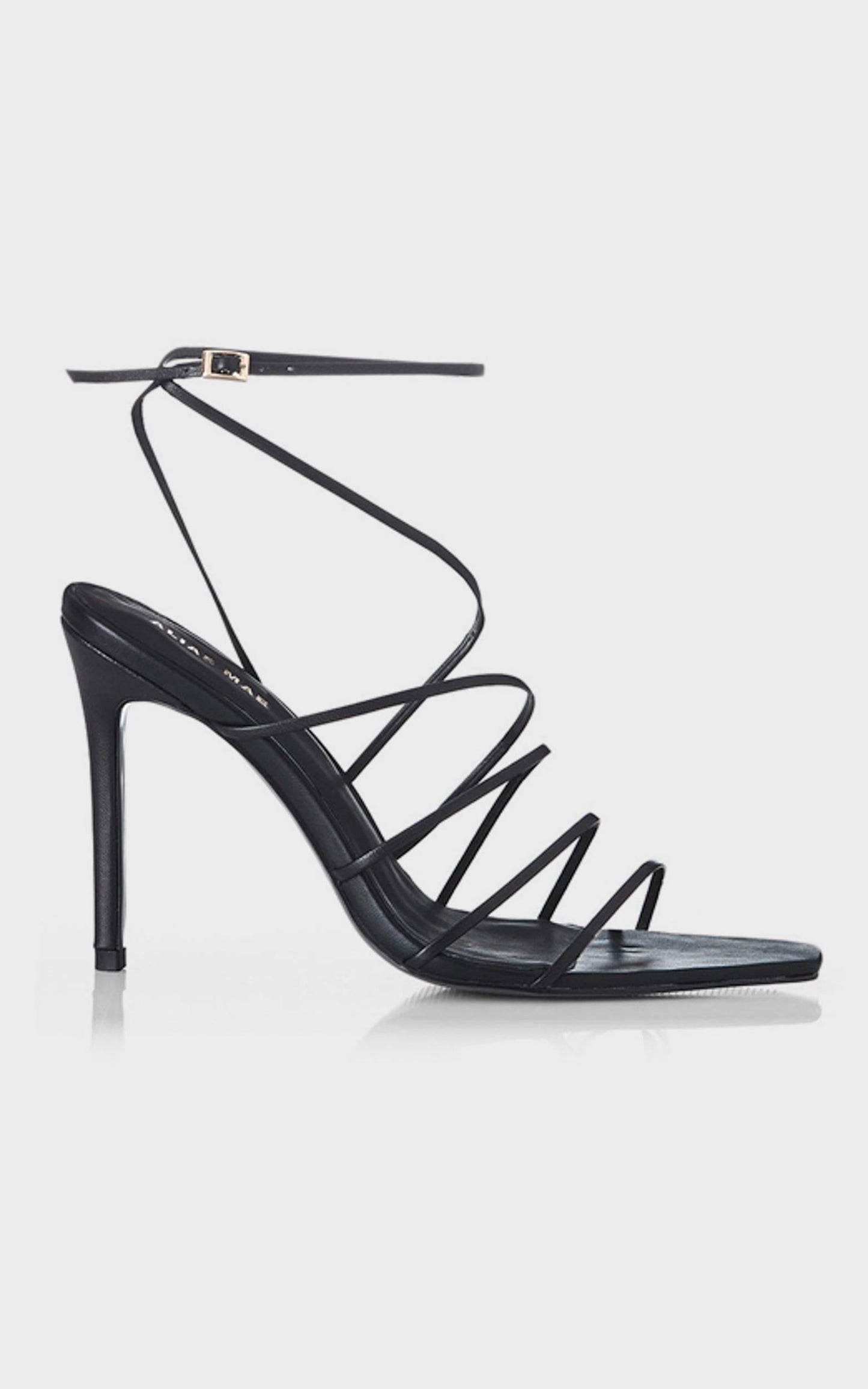 Alias Mae - Isabelle Heel in Black Kid Leather
