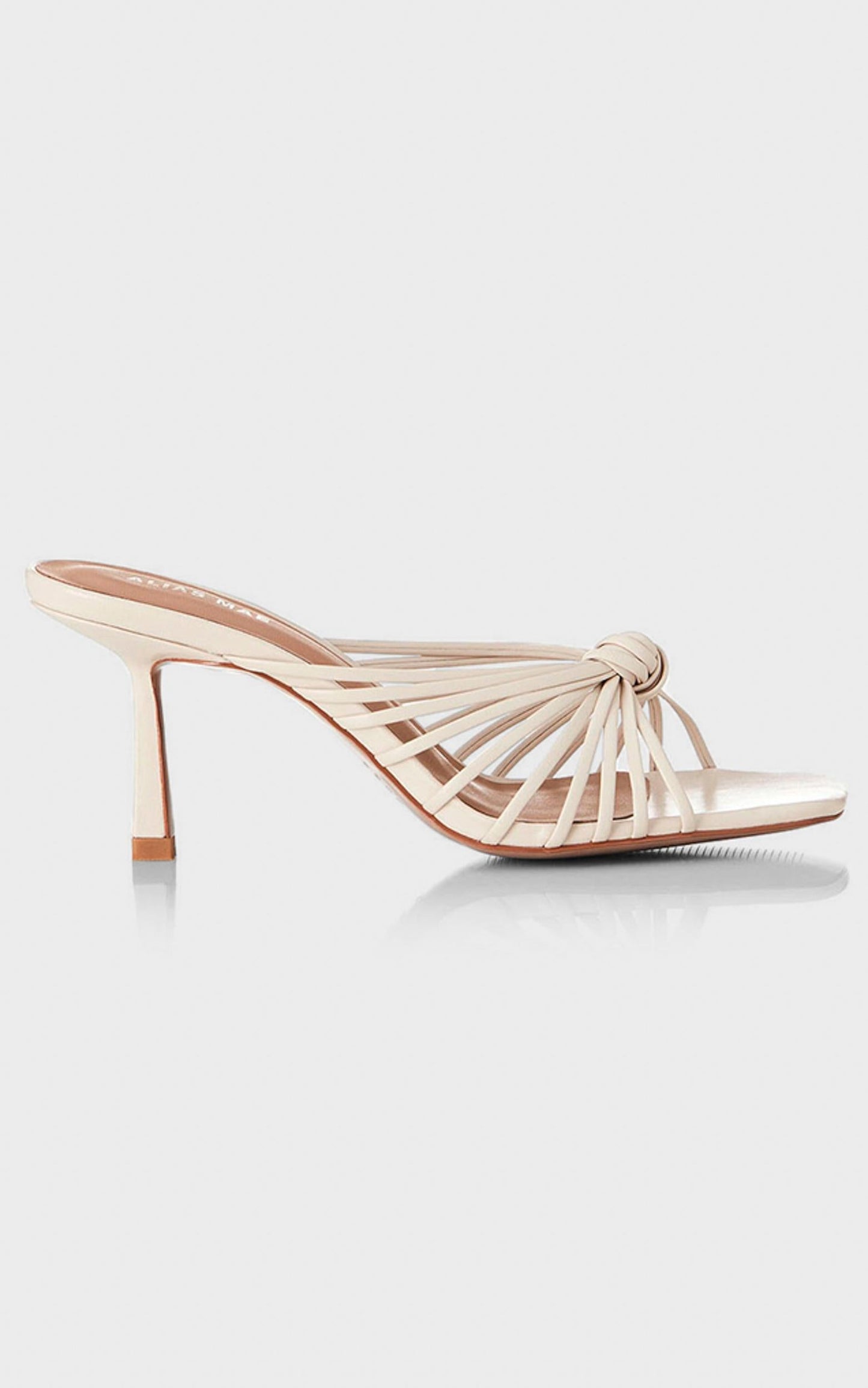 Alias Mae - Libby Heels in Bone Leather