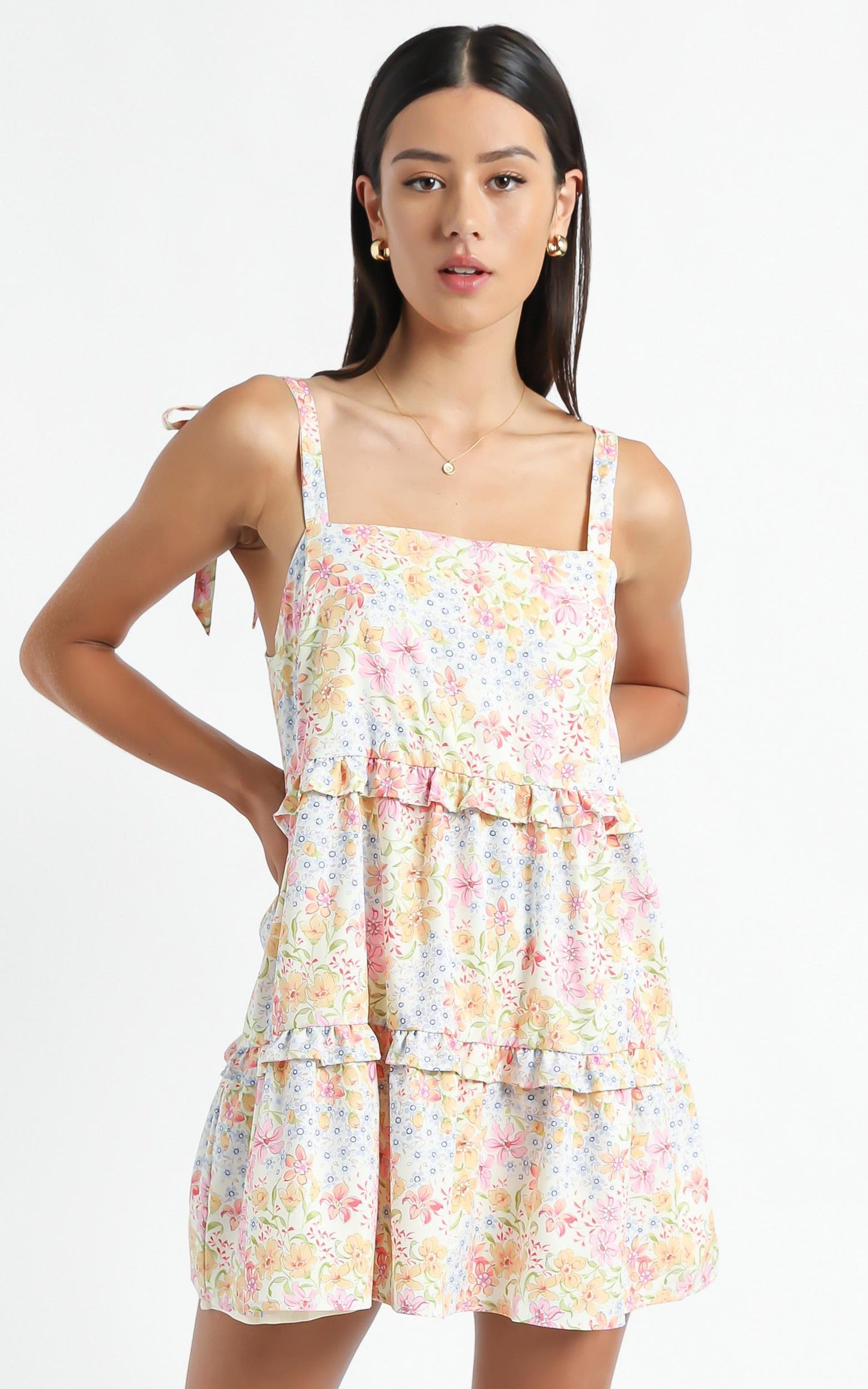 Alimia Dress in Multi Floral
