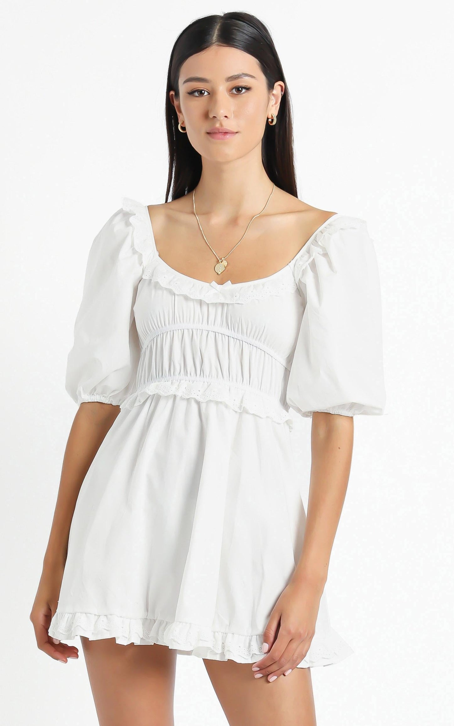 Arizona Dress in White