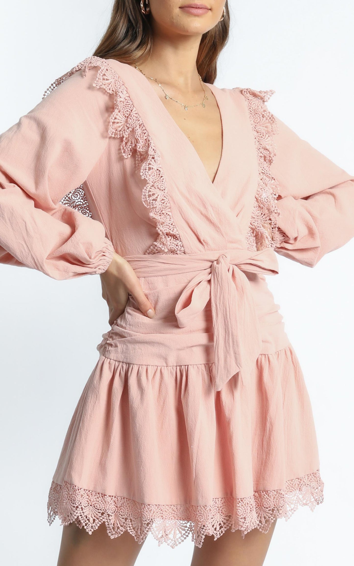 Bellevue Dress in Blush