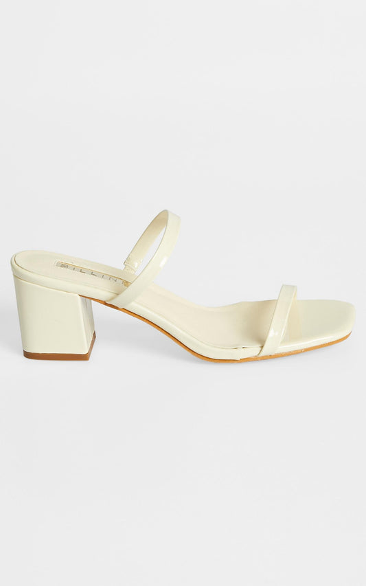 Billini - Dane Heels in Ivory Patent