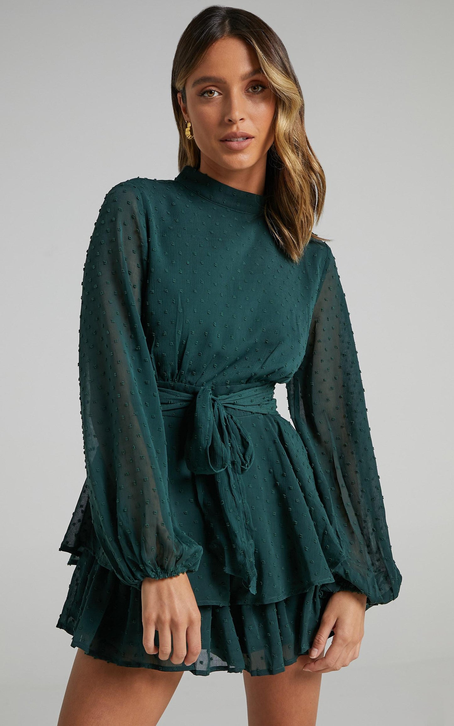 Bottom Of Your Heart Playsuit in Emerald