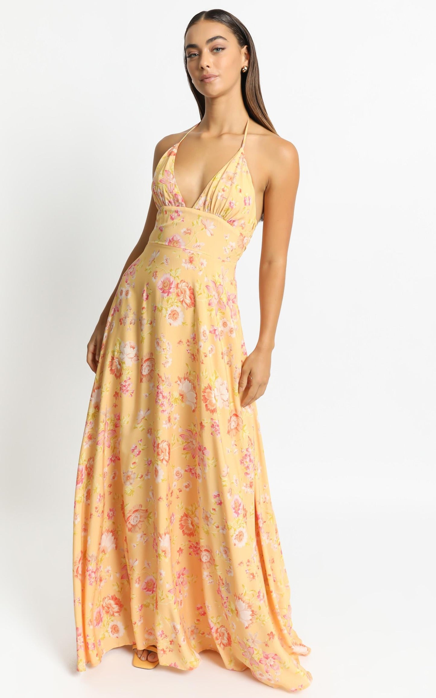 Bria Dress in Tuscan Spring
