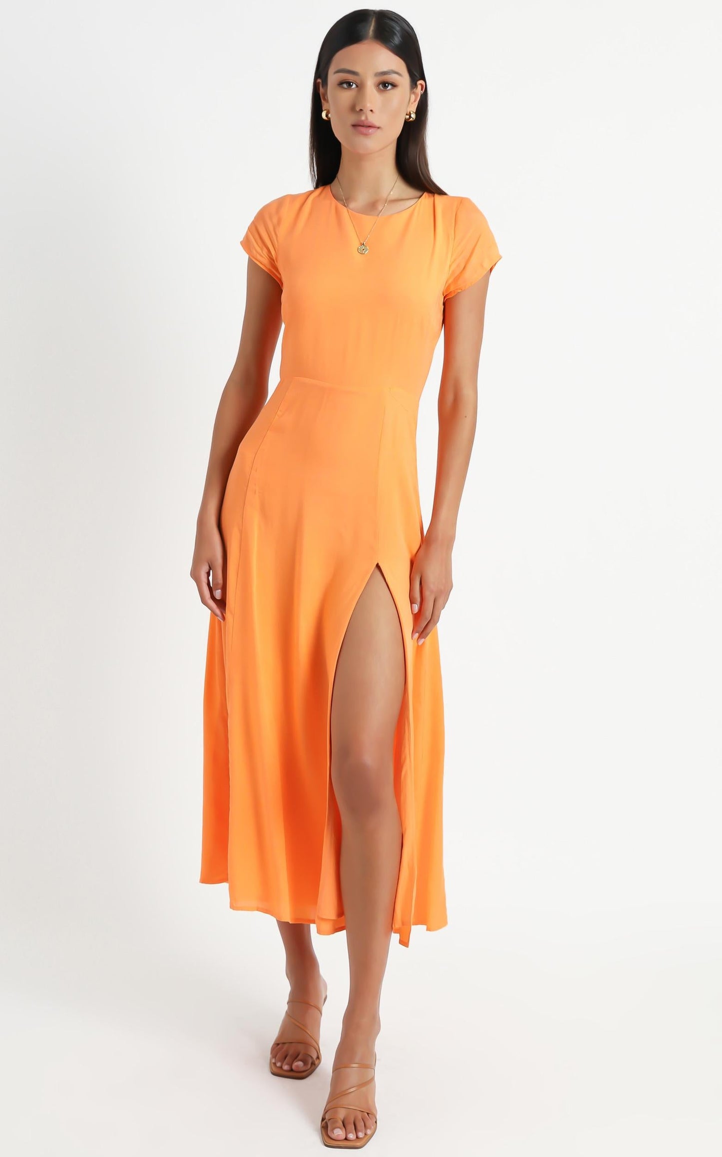 Clarice Dress in Orange