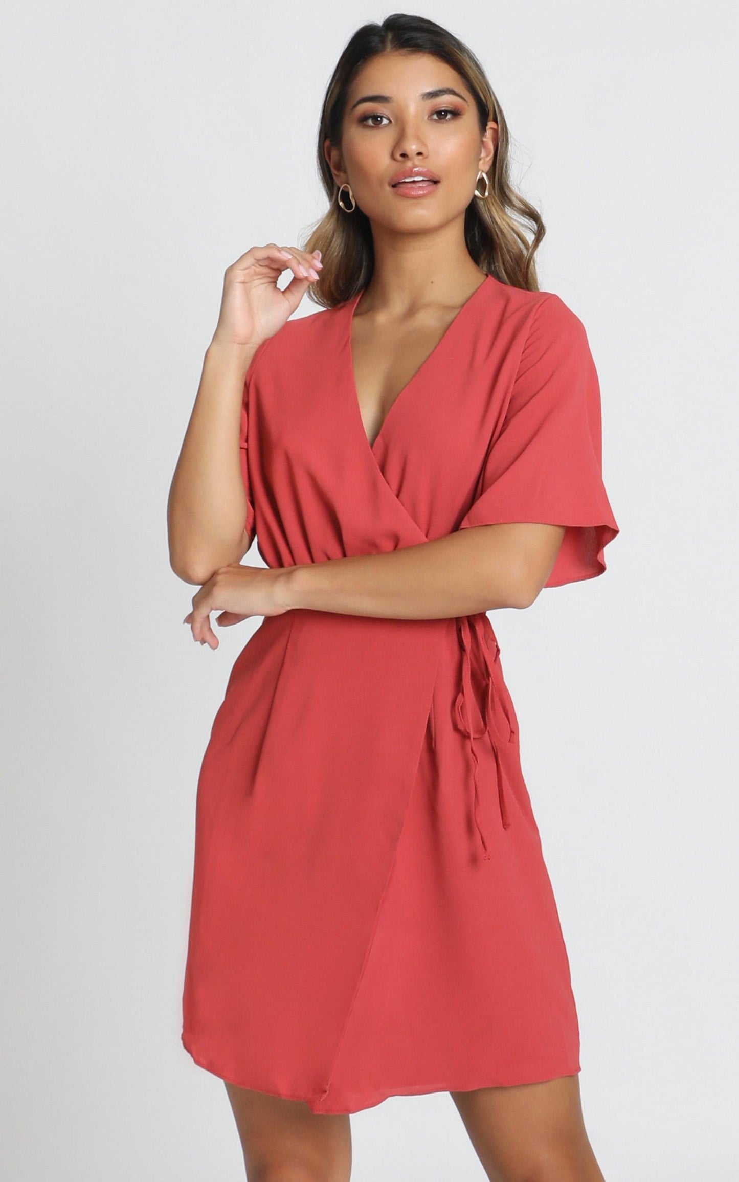 New Memo Dress In Dusty Rose