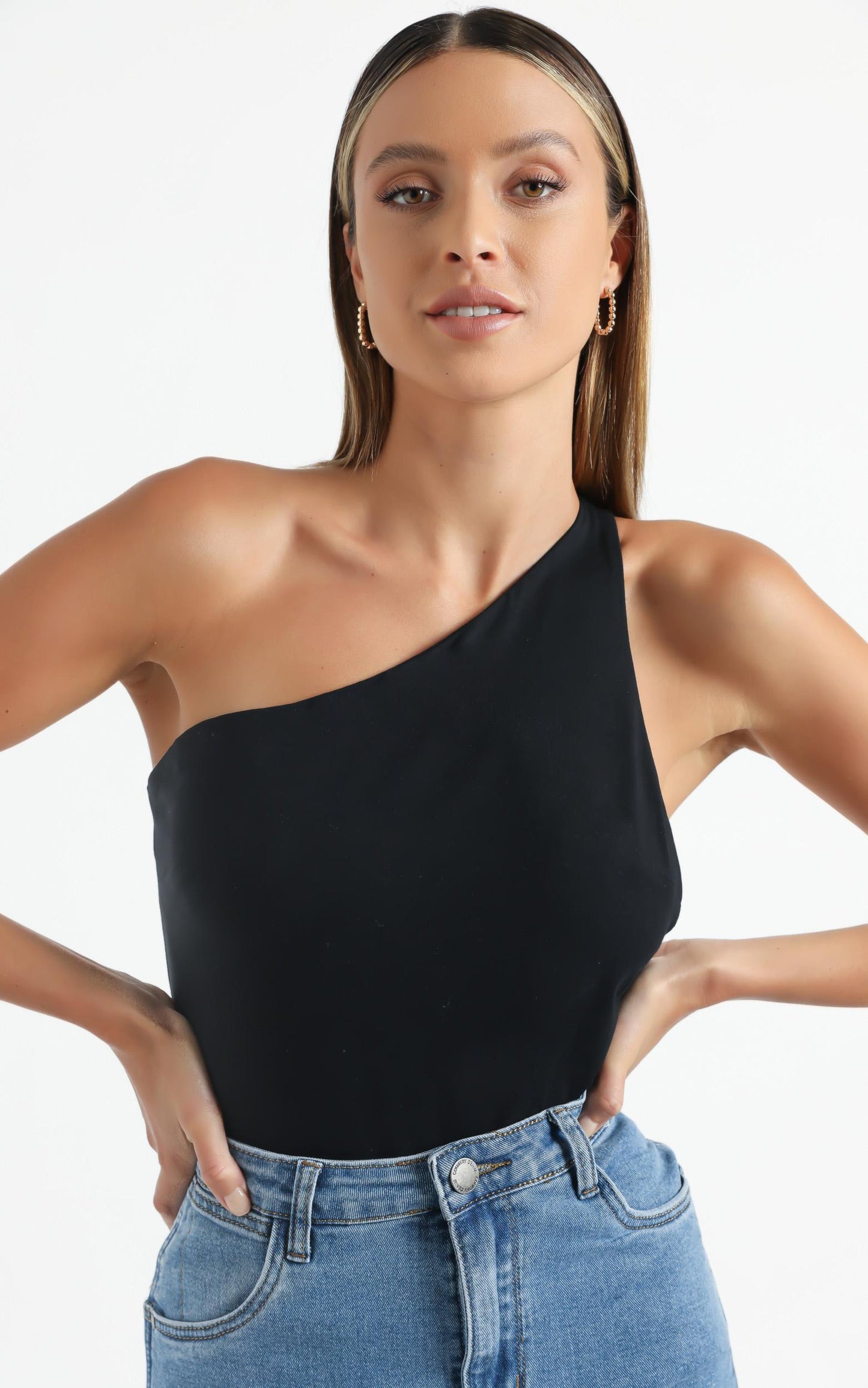 Dianella Bodysuit in Black