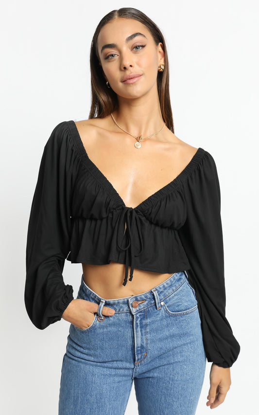 Diego Top in Black