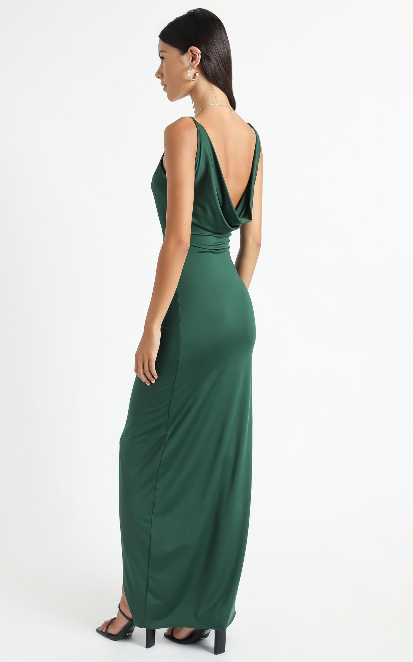Dream and Dance Maxi Dress in Emerald Green