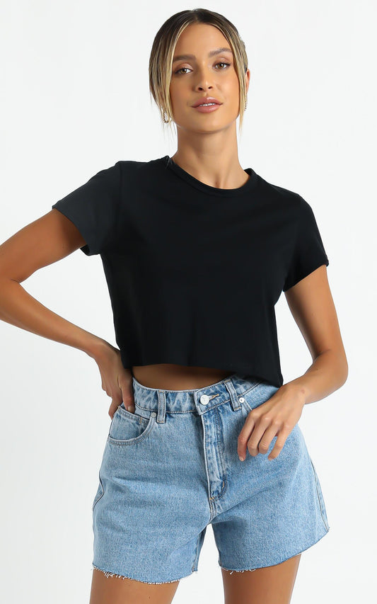 Abrand - A Venice Denim Short in Esmeralda