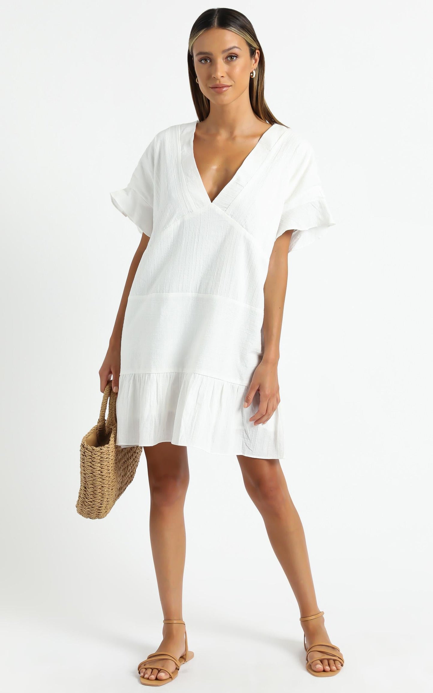 Florida Dress in White