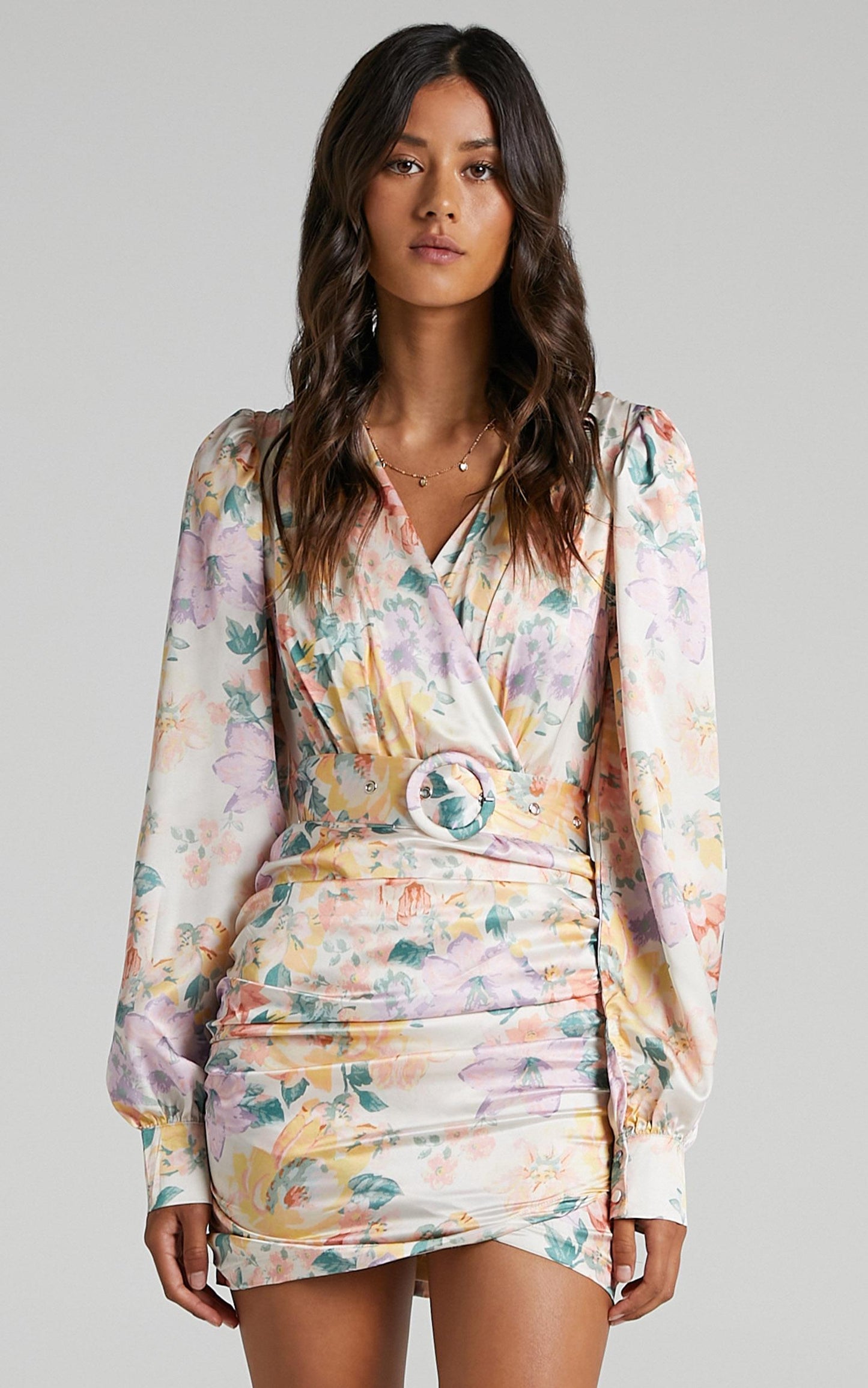 Neema Dress in Flower Crown