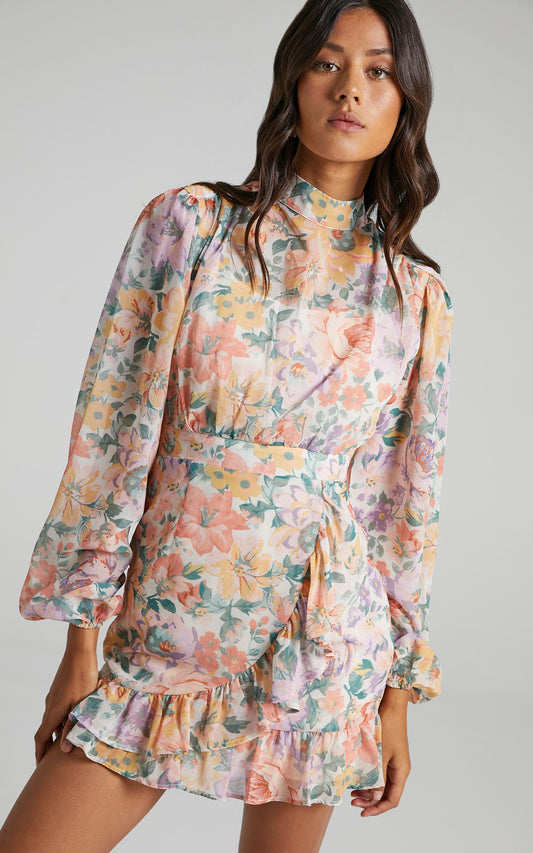 Tiahna Dress in Flower Crown
