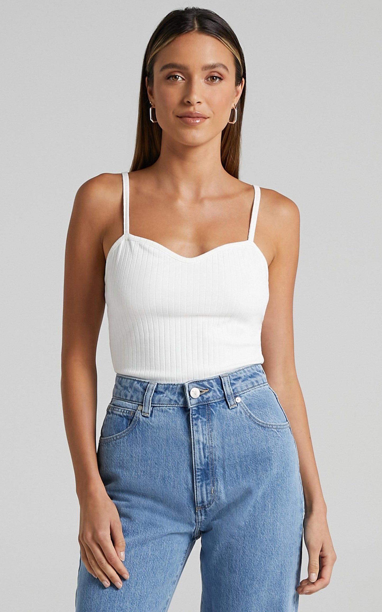 Gilly Bodysuit in White