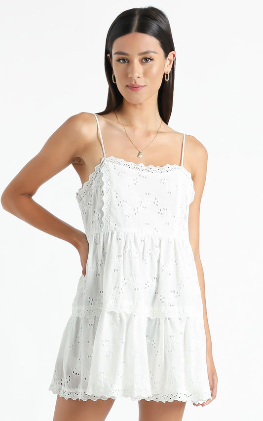 Hapi Dress in White